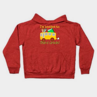 I'm Headed To Third Grade! Cute Kids Hoodie